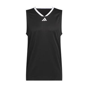 Adidas阿迪达斯男装2025夏季新款3-STRIPES运动无袖T恤JI7574