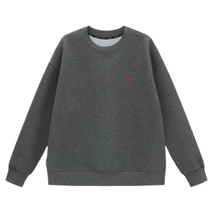 吕小虎ACTUP 390g重磅长袖圆领卫衣男春季后背大印花潮流无帽上衣