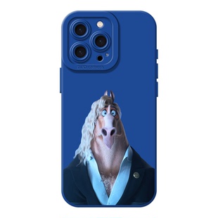 马市长适用苹果15手机壳iphone13promax小米14华为pura70马年mate60pro卡通17红米k90硅胶k80/16卡通一对