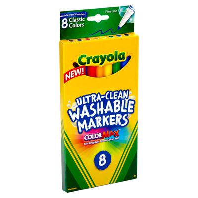 crayola美国色画宝宝无毒水彩笔