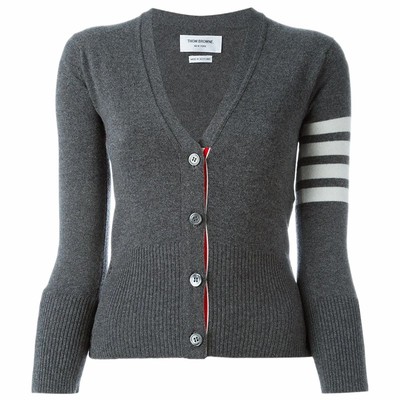 thombrowne女士羊绒四条纹开衫