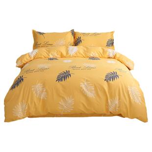 加厚纯棉四件套全棉斜纹被套床单单件学生宿舍套件柔软不起球