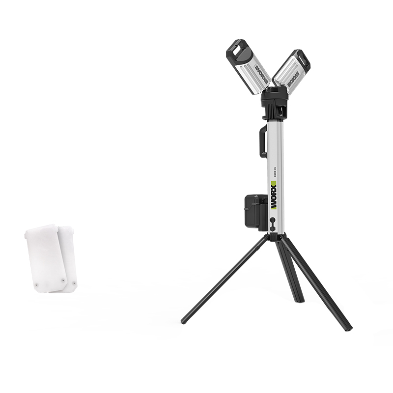 威克士WU029便携式移动升降工作灯锂电照明灯led灯应急灯支架灯