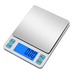 精准厨房秤烘焙小型电子秤高精度家用克称数食物称重量器小称天平