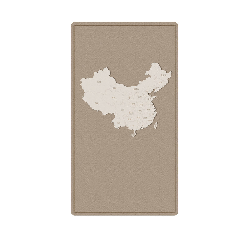 创意地图墙贴毛毡板照片墙旅行足迹照片墙中国地图免打孔墙面装饰