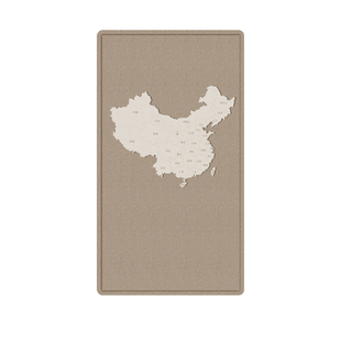 创意地图墙贴毛毡板照片墙旅行足迹照片墙中国地图免打孔墙面装饰