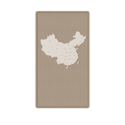 伽伴创意地图墙贴毛毡板墙面装饰