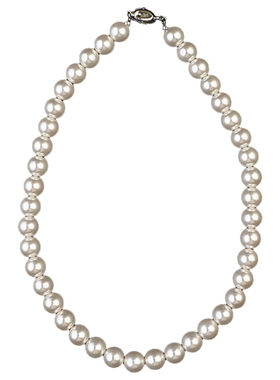 赵露思同款小米粒珍珠项链小众设计高级感轻奢锁骨链百搭元宝扣链