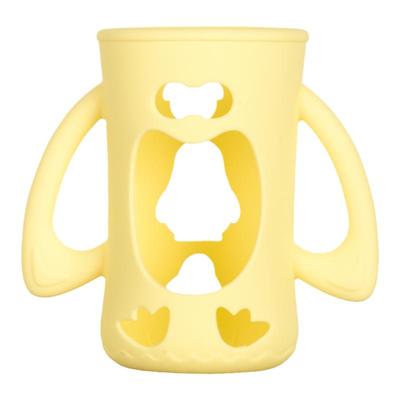 通用贝亲三代玻璃ppsu奶瓶保护套