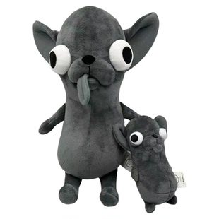 丑到爆的挂件吉娃娃毛绒钥匙扣丑萌可爱玩偶玩具挂扣包包挂小礼物