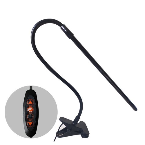 美容灯纹绣灯台灯灯美甲学习夹子阅读光可调床上床头式夜看书灯夹