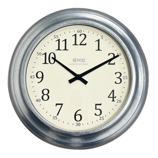 户外防水大挂钟温泉酒店厨房防雾时钟健身游泳池浴室防潮汽超大钟