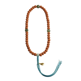 小金刚菩提手持手串尼泊尔藏式佛珠棉线流苏盘文玩精品和田玉配饰