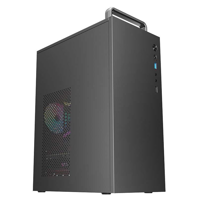 九尾狐H2电脑机箱台式机手提mini迷你小主机箱DIY外壳matx主板itx