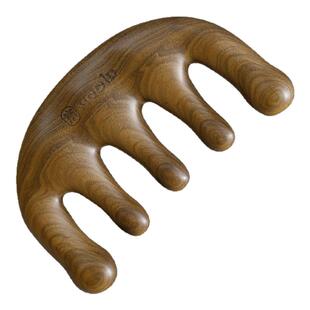 木一点紫檀木五爪梳子头皮按摩器精油经络疏通养生梳中医送女朋友