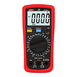 优利德UT39A+万用表数字高精度手动量程电容表防烧电工表39C+ 39E