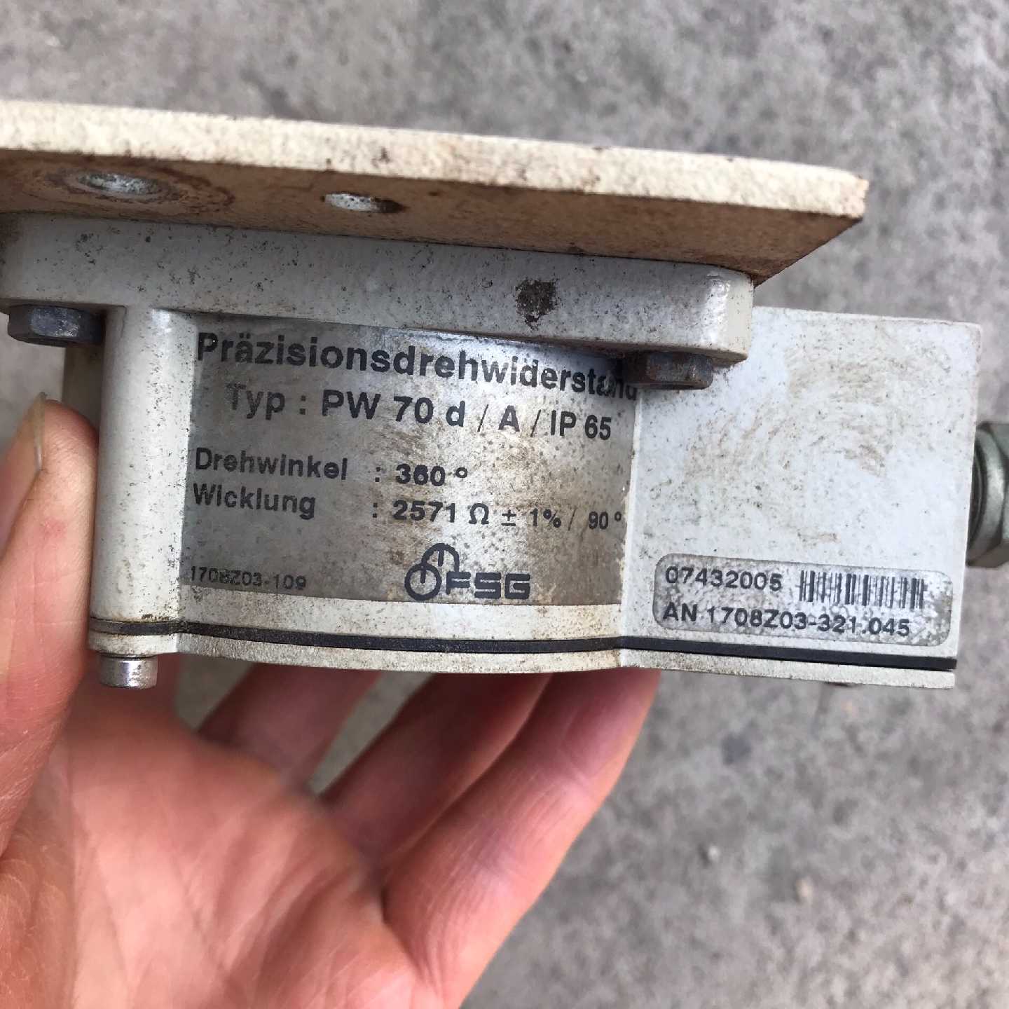 议价PW70DAIP65德国FSG实物图包好维修图片