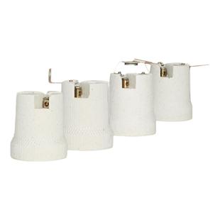 E27陶瓷灯头螺口E40灯座 耐高温E14全铜灯口吸顶灯改造包邮