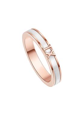 摩天轮男女纯银原创设计陶瓷戒指