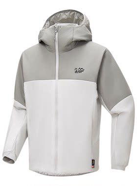 奥索卡秋冬无氟防泼水连帽棉服男