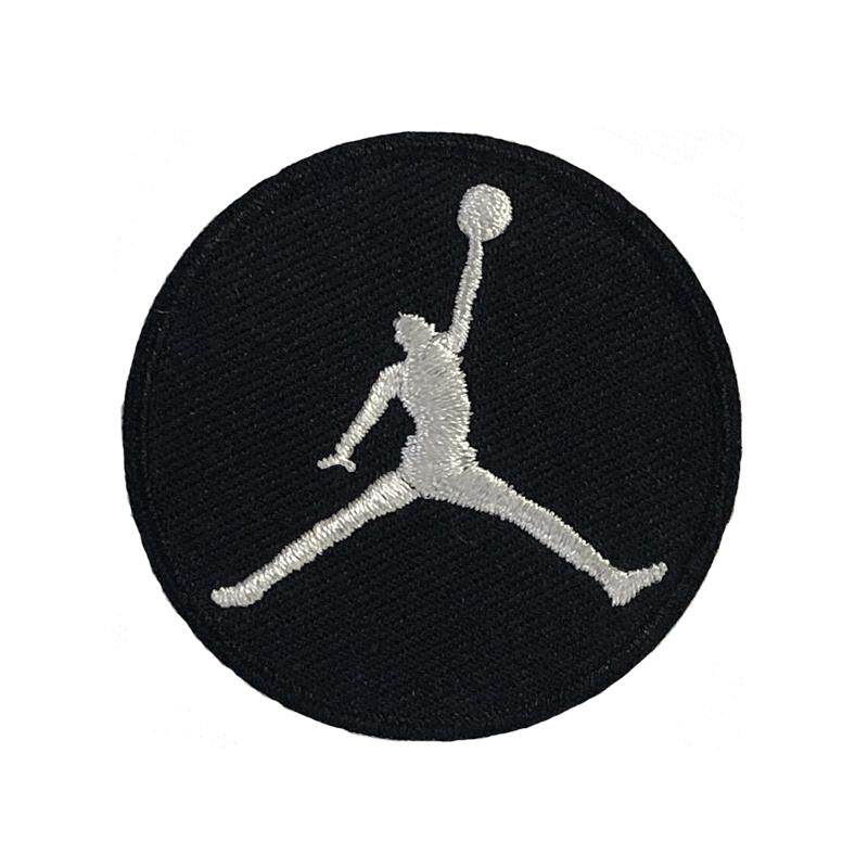 NBA篮球个人标志LOGO科比库里詹姆斯 刺绣徽章小补丁装饰布贴