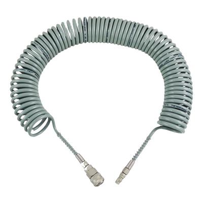 气管弹簧高压伸缩螺旋pu日式接头