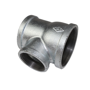 镀锌侧大三通变径异径消防喷淋水暖管件配件接头小铁管DN32*25*25