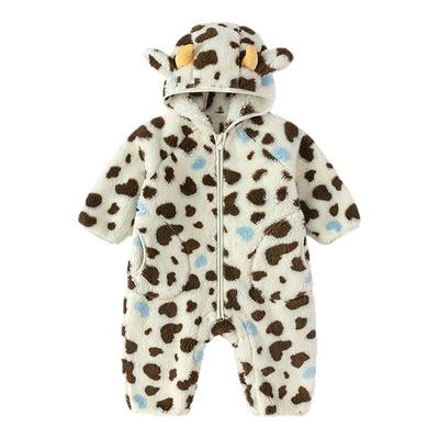 巴拉巴拉童装新生婴儿连体衣秋冬宝宝衣服哈衣爬服2025新款珊瑚绒