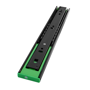 免装拉手按压式自弹导轨触碰式抽屉轨道按弹型抽屉滑轨反弹三节轨