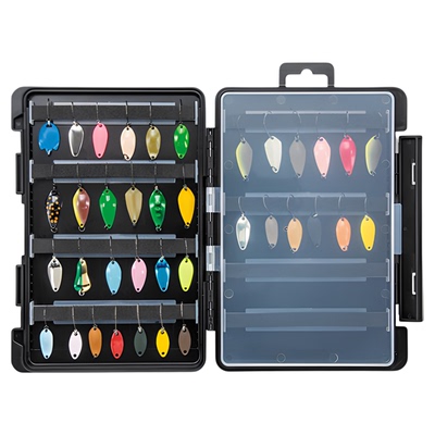 日本明邦新款双层亮片盒铅头钩盒