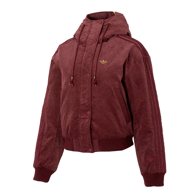 【自营】Adidas阿迪达斯三叶草棉服女装时尚简约运动休闲保暖外套