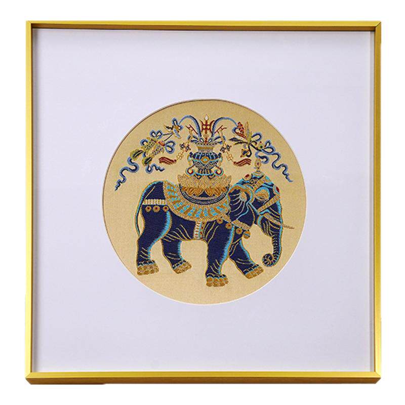 南京云锦研究所太平有象装饰画