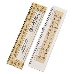 【现货正版】文徵明小楷 经典碑帖 书法临摹字卡千字文琴赋草堂志醉翁亭记书法成人学生初学入门全文原大版墨迹本近距离临摹字卡