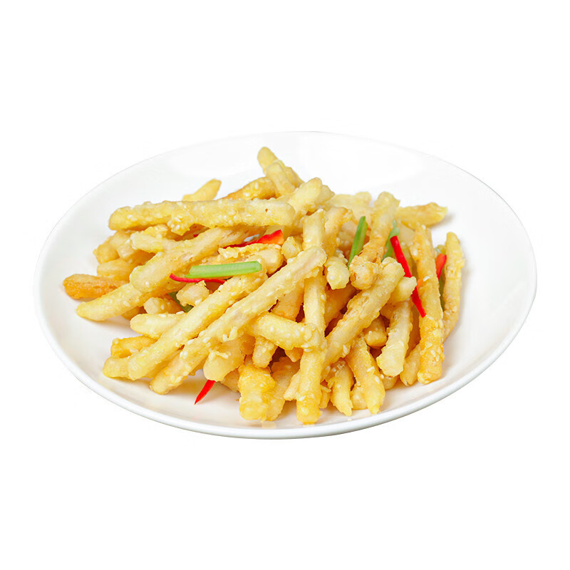 芝麻藕条油炸藕丝空气炸锅食材