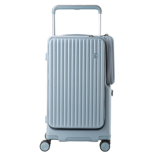 CROWN皇冠拉杆箱铝框拉链行李箱男女万向轮25寸28寸大容量 旅行箱