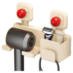 吸盘吹风机置物架支架免打孔卫生间电吹风挂架浴室吹风筒收纳神器