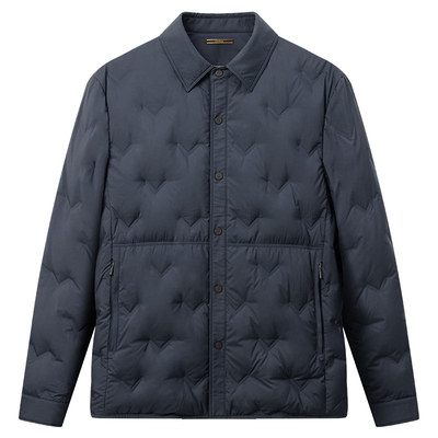 梦特娇羽绒保暖立体压花防风外套