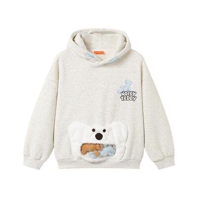 儿童连帽长袖套头卫衣