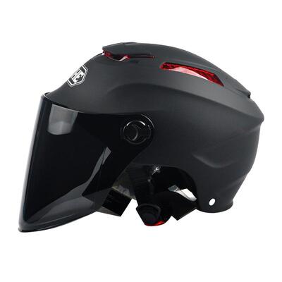 永恒头盔电动摩托车半盔男女款夏