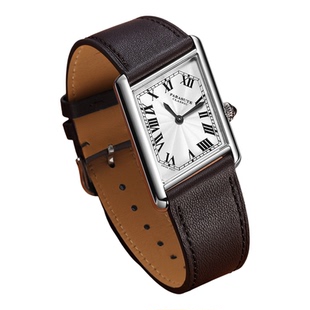 【新年礼物】法拉苏蒂复古斜方腕表正装男士款瑞士原装机芯石英表