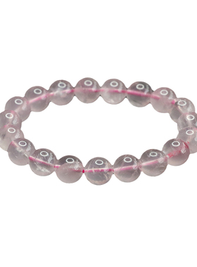 星光粉水晶手串芙蓉晶手链彩宝气质文雅女神款白月光时尚饰品礼品