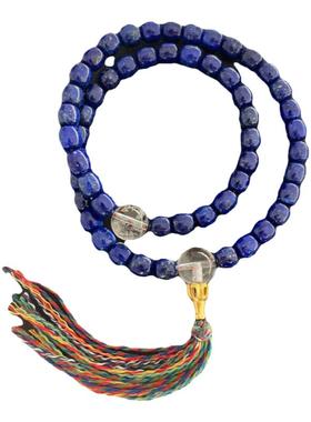 天然青金石老型珠念珠手串