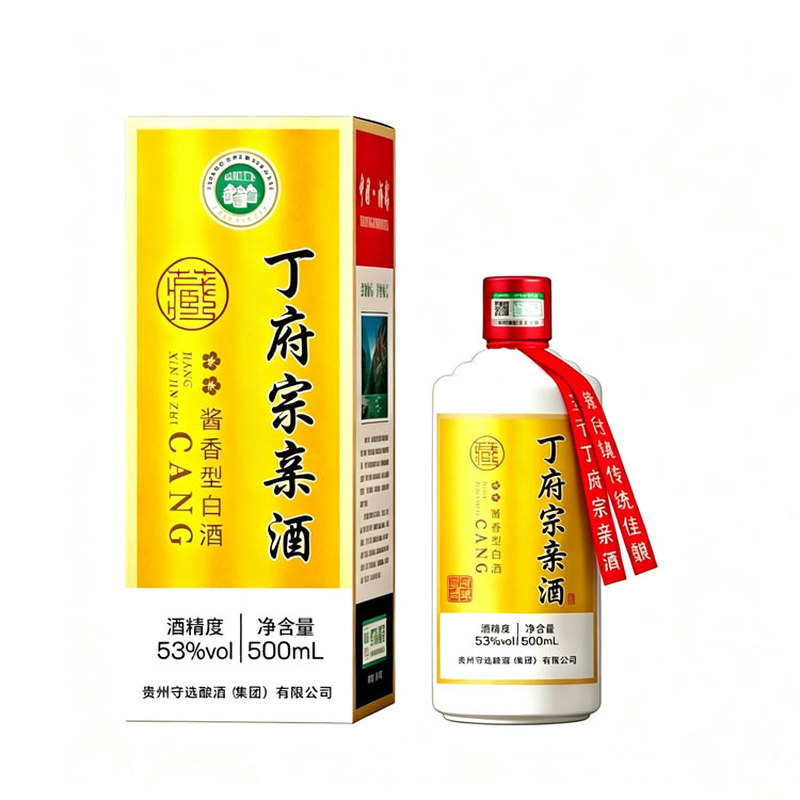 丁氏宗亲酒纯粮食酱香型白酒