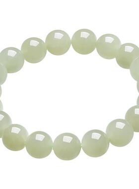 六桂福和田玉手链清透莹润