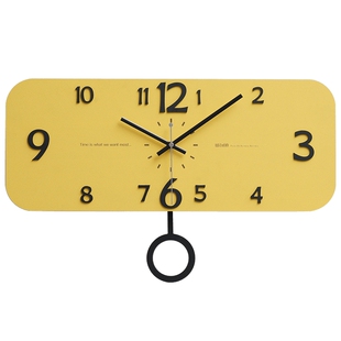 mandelda免打孔欧式奶油创意钟表挂钟客厅餐厅家用中古风时钟挂墙