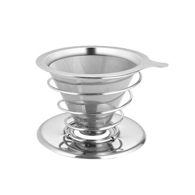 咖啡过滤网304双层800目滴漏式过滤器手冲咖啡粉漏斗滤杯免滤纸