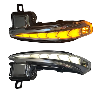 适用于vellfire丰田埃尔法30系转向灯后视镜灯改装日行灯白光熏黑