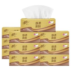 清风厚柔金装抽纸餐巾纸家用4层M码