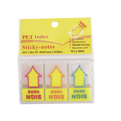 签字指示贴便利贴signhere