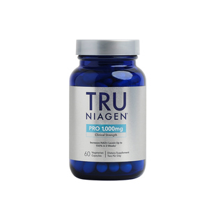 美国Tru Niagen乐加欣NAD+NR抗焕活衰老胶囊补充线粒体加强500mg